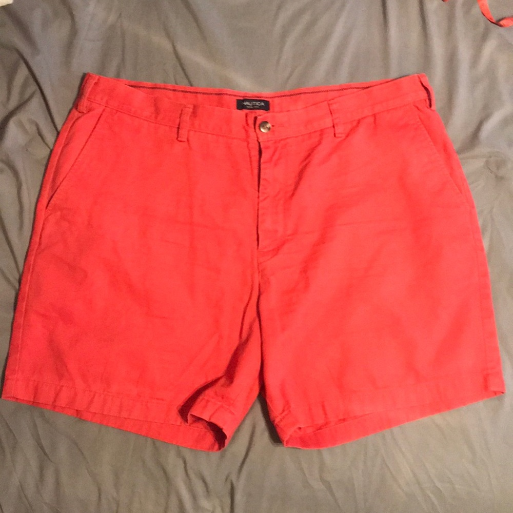 Salmon Red Shorts